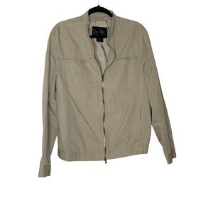 Express Tan color bomber jacket. Lined. Size M